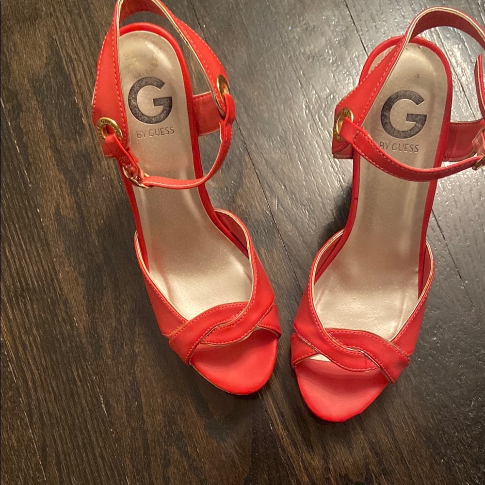 G by Guess Women's Bold Red Heels